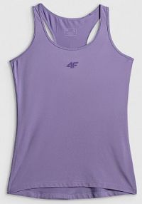 Top treningowy fioletowy 4F 4FWSS26TFSLF0766-51S