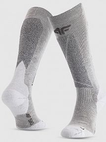 Skarpetki szare 4F damskie 4FRAW25UFSOF274-20S