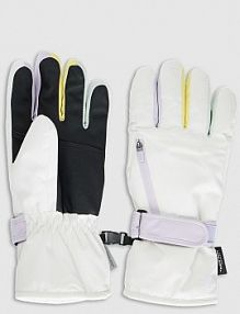 Rękawiczki narciarskie białe 4F 4FRAW25AFGLF203-11S