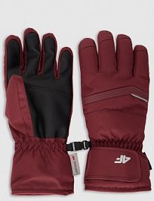 Rękawiczki narciarskie czerwone 4F 4FRAW25AFGLF218-60S