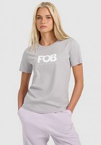 T-shirt szary 4F damski 4FWAW25TTSHF3117-26S