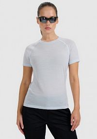 T-shirt niebieski 4F damski 4FWAW25TFTSF1527-34S