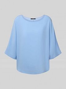 Bluzka z dekoltem w łódkę Windsor niebieska damska EAN 30046560