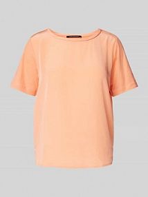 Sweter z dzianiny z mieszanki wełny i kaszmiru LUISA CERANO pomarańczowy damski EAN 318117 7600