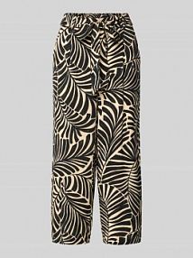 Kuloty o kroju regular fit z czystej wiskozy model NOVA Only beżowe EAN 15222225