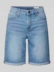 Szorty jeansowe o kroju regular fit z mieszanki bawełny model KAROLIN s.Oliver RED LABEL niebieskie EAN 2163794