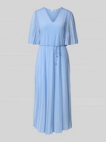 Sukienka koktajlowa z dekoltem w serek model Enie GUIDO MARIA KRETSCHMER WOMAN szara EAN GMK4540003