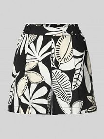 Szorty o kroju relaxed fit z mieszanki lnu i wiskozy s.Oliver RED LABEL czarne damskie EAN 2165630