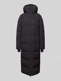 Płaszcz pikowany zapinany na zamek błyskawiczny dwustronny WITHBLACK czarny damski EAN WBLSOPHIE MAXI PUFFER COA