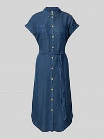 Sukienka jeansowa o kroju relaxed fit z lyocellu model PEMA HANNOVER Only niebieska EAN 15250429