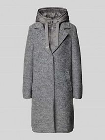 Płaszcz o kroju regular fit z dodatkiem wełny s.Oliver RED LABEL szary damski EAN 2166602