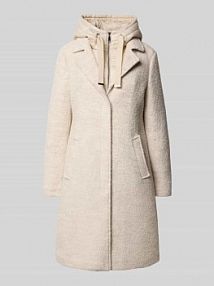 Płaszcz o kroju regular fit z dodatkiem wełny s.Oliver RED LABEL biały damski EAN 2166602