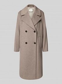 Płaszcz o kroju relaxed fit z dodatkiem wełny s.Oliver RED LABEL szary damski EAN 2166595