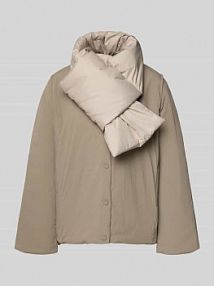Kurtka dwustronna z odpinanym kołnierzem model GERES ECOALF beżowa damska EAN MCWGAJKGERES0406W25