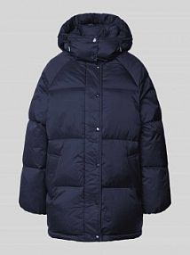 Kurtka puchowa z kapturem i wpuszczanymi kieszeniami Gant granatowa damska EAN 4700400