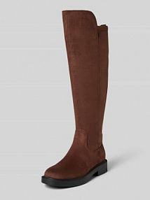 Kozaki z aplikacją z logo model FYZA2 Guess brązowe damskie EAN FLFF2ZESU11