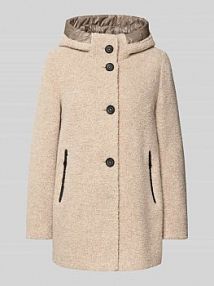 Kurtka z futerka z mieszanki wełny z kieszeniami na zamek błyskawiczny Gil Bret beżowa damska EAN 95306131