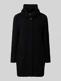 Płaszcz ze stójką z dodatkiem wełny Gil Bret czarny damski EAN 95506107