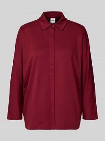 Bluzka koszulowa z krytą listwą guzikową model CELIA BRAX czerwona damska EAN 31-4217 90653600