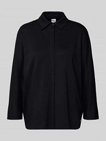 Bluzka koszulowa z krytą listwą guzikową model CELIA BRAX czarna damska EAN 31-4217 90653600