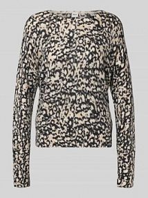 Sweter z dzianiny o kroju regular fit z dodatkiem wełny model LISA BRAX biały damski EAN 37-2268 90189800