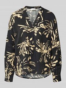 Bluzka z dekoltem w serek model Ayana GUIDO MARIA KRETSCHMER WOMAN czarna damska EAN GMK4798001