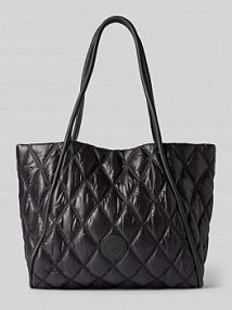 Torba shopper z pikowaniem model tirano timea Bogner czarna EAN 4190002005
