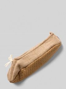 Kapcie z dodatkiem wełny s.Oliver RED LABEL beżowe damskie EAN S24200