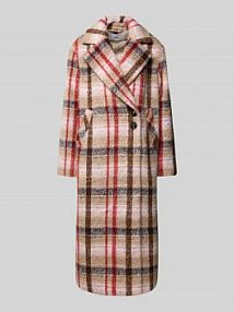 Płaszcz z kołnierzem z połami model CIRA YAS beżowy damski EAN 26038424