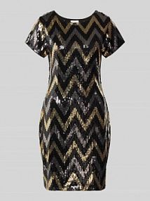 Sukienka mini z okrągłym dekoltem Apricot czarna EAN 453371