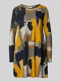 Sukienka mini z okrągłym dekoltem Apricot granatowa EAN 590885