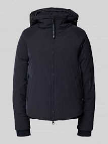 Kurtka puchowa z zamkiem błyskawicznym dwustronnym i wodoodpornością na poziomie 5000 mm słupa wody IQ Studio niebieska damska EAN 7202