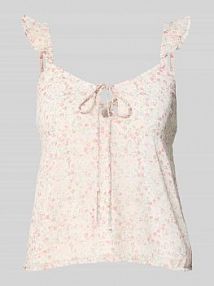 Top szyfonowy o kroju regular fit z abstrakcyjnym wzorem model ASTA LIFE Only różowy damski EAN 15350265