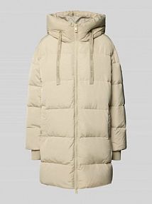 Płaszcz puchowy zapinany na zamek błyskawiczny dwustronny MOS MOSH beżowy damski EAN 166750