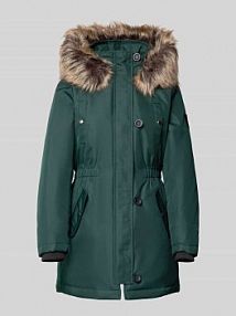 Parka kroju shaped fit z naszywką z logo model IRIS Only zielona EAN 15304625