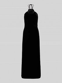 Sukienka koktajlowa z kwiatową aplikacją model ROSETTA STRAP YAS czarna EAN 26035464