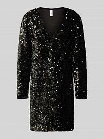 Sukienka koktajlowa z cekinami model ELLE YAS zielona EAN 26036618