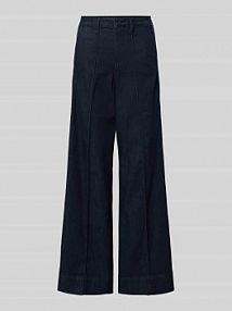 Jeansy z szeroką nogawką z mieszanki bawełny model SURI s.Oliver RED LABEL niebieskie damskie EAN 2169954