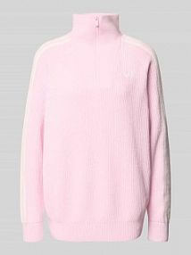 Sweter z dzianiny ze stójką adidas Originals różowy damski EAN KS7785