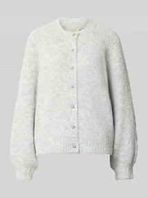 Kurtka z dzianiny z okrągłym dekoltem model Luisa FREE/QUENT szara damska EAN 206454