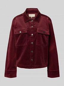 Kurtka z listwą guzikową model Cordy FREE/QUENT czerwona damska EAN 206988