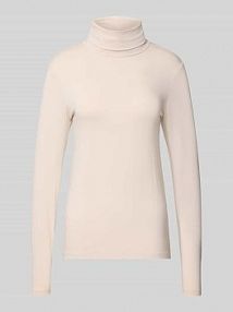 Bluzka z długim rękawem i golfem model Liana FREE/QUENT biała damska EAN 116610