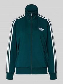 Bluza rozpinana ze stójką adidas Originals zielona damska EAN KD2525