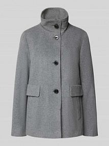 Kurtka wełniana o kroju regular fit z domieszką kaszmiru Gil Bret szara damska EAN 94826135