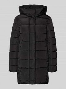 Kurtka pikowana o kroju regular fit z kapturem model LINA Only czarna damska EAN 15304782