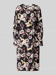 Sukienka midi z okrągłym dekoltem model Orelia GUIDO MARIA KRETSCHMER WOMAN czarna EAN GMK4999001