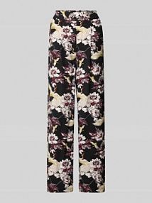 Spodnie materiałowe z mieszanki wiskozy model Orelia GUIDO MARIA KRETSCHMER WOMAN czarne damskie EAN GMK5011001