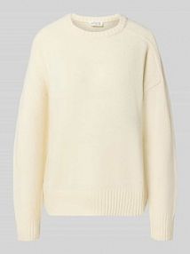 Sweter o kroju regular fit z dodatkiem wełny model Ester GUIDO MARIA KRETSCHMER WOMAN biały damski EAN GMK4985001