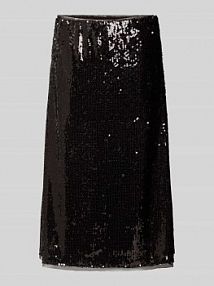 Spódnica midi z cekinami milano italy brązowa EAN 54-7182-1350