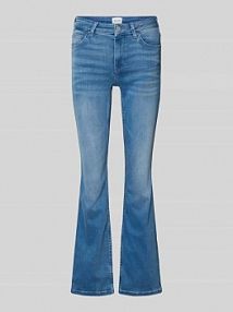 Jeansy rozkloszowane z 5 kieszeniami mustang niebieskie damskie EAN 1016592